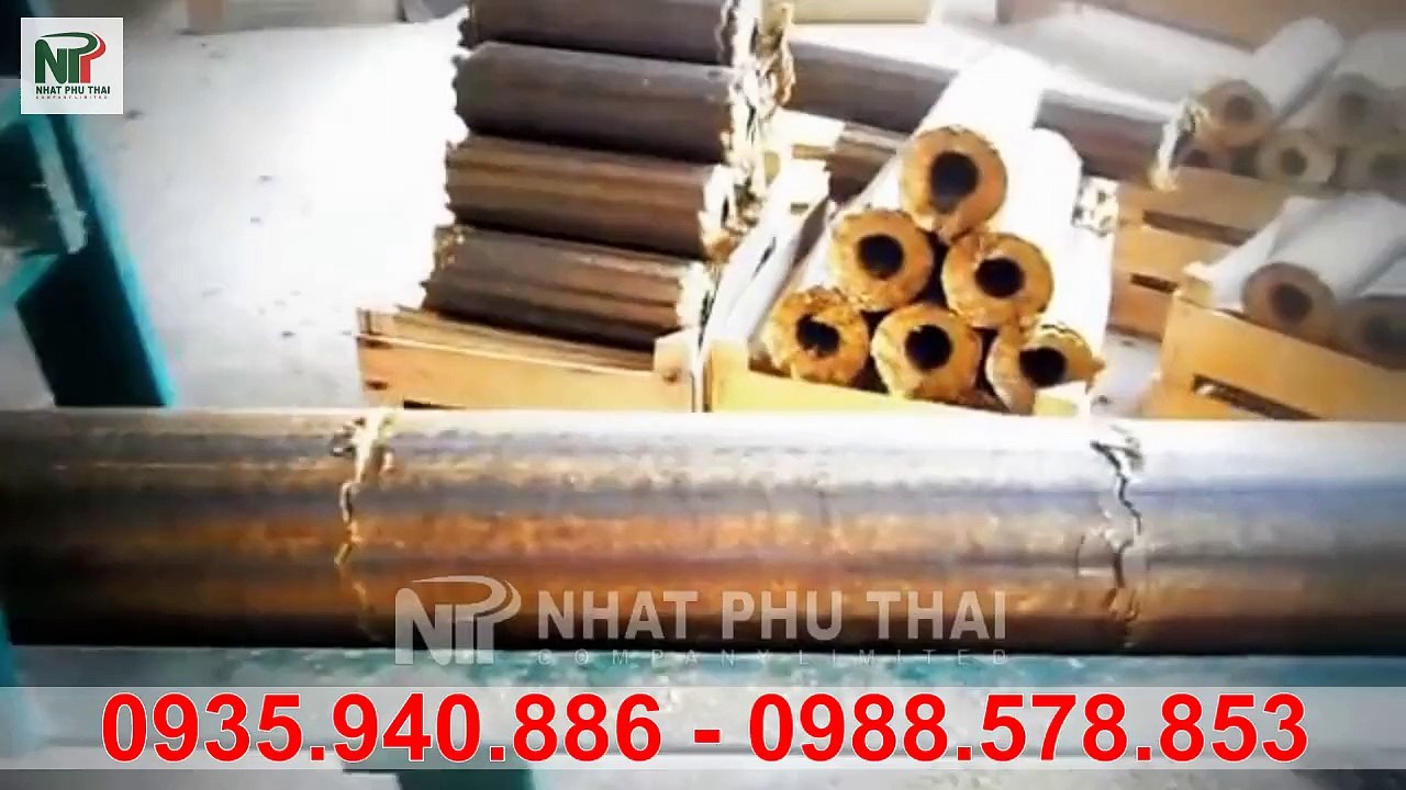 Máy Ép Củi Trấu, Mùn Cưa Dạng Thanh - Nhất Phú Thái