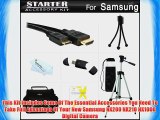 Starter Accessories Kit For The Samsung NX200 NX210 NX1000 Digital Camera Includes Deluxe Carrying