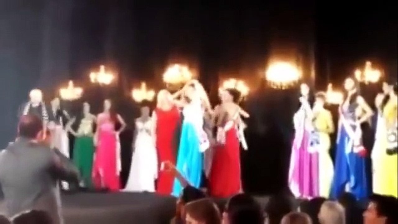 Miss Amazon runner-up snatches crown from winner's head