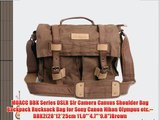 MOACC BBK Series DSLR Slr Camera Canvas Shoulder Bag Backpack Rucksack Bag for Sony Canon Nikon