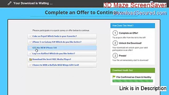 3D Maze ScreenSaver Key Gen [3d maze screensaver windows 7]