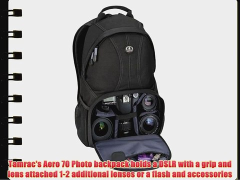 Tamrac 3370 Aero 70 Photo Backpack (Black)