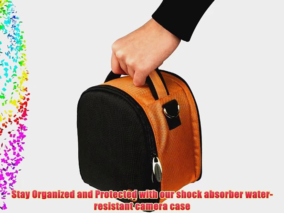 Travel Wireless Hard Nylon Camera Carrying Case For Canon PowerShot Series Point And Shoot