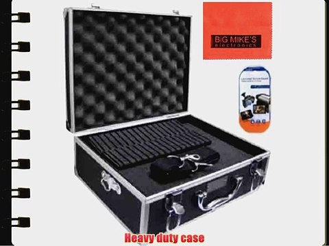 Deluxe Medium Photo And Video Hard Case For Canon Digital EOS Rebel SL1 T1i T2i T3 T3i T4i