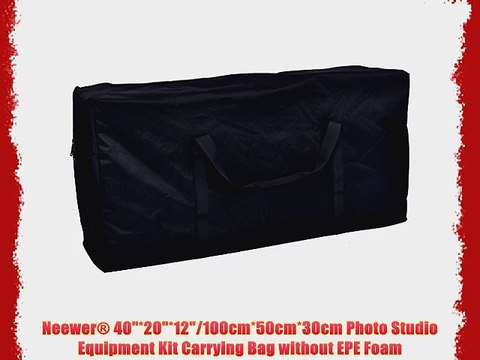 Neewer? 40*20*12/100cm*50cm*30cm Photo Studio Equipment Kit Carrying Bag without EPE Foam