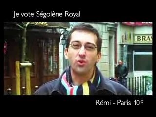 Enfants sans-papiers Je vote Ségolène