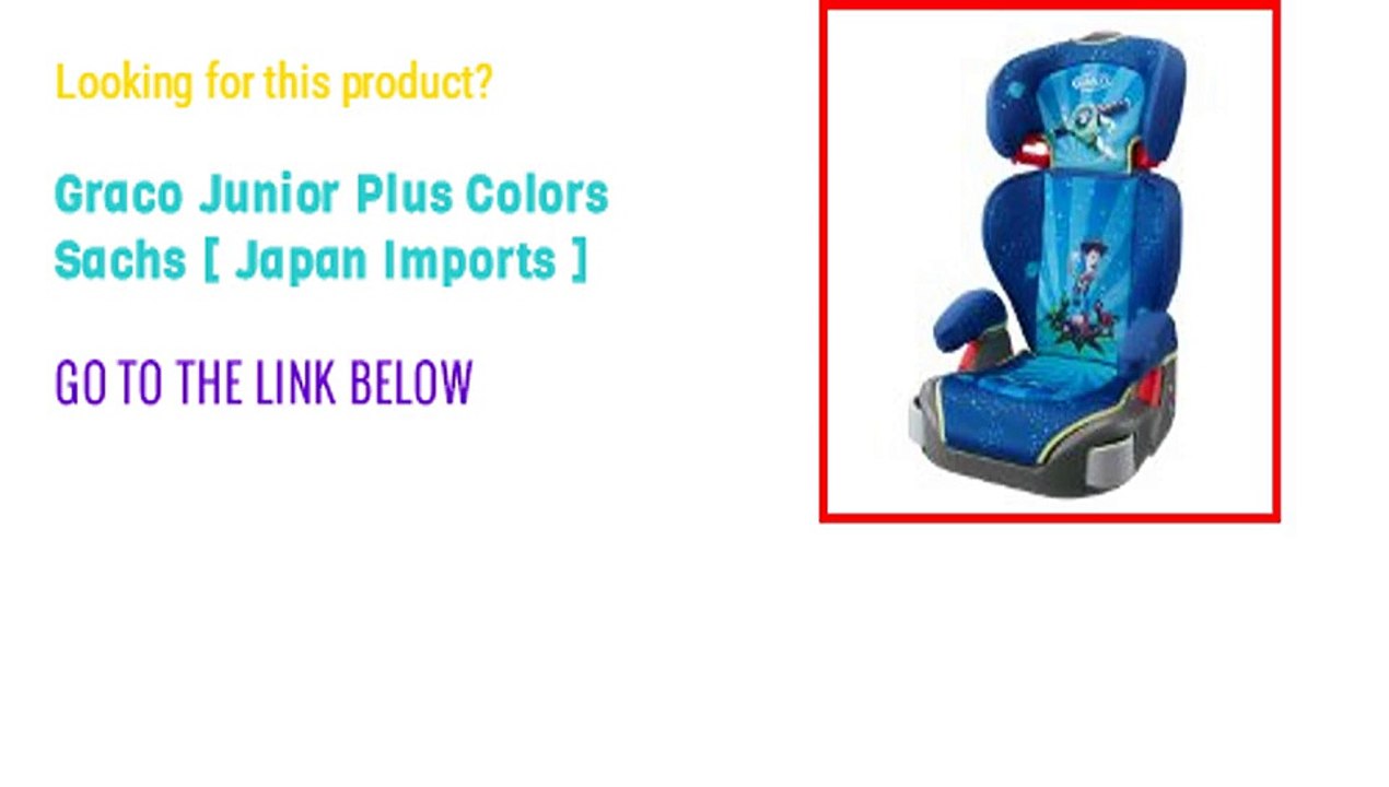 Graco Junior Plus Colors Sachs [ Japan Imports ]