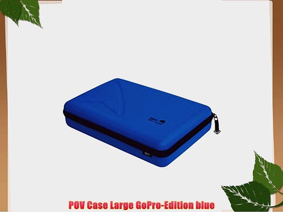 POV Case Large GoPro-Edition blue