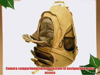 Wolverine BP202 Camera and Laptop Backpack - 10x14x20 Inches