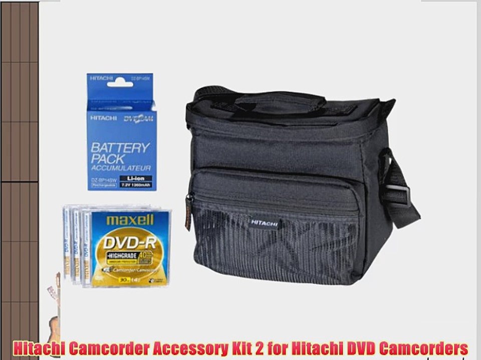 Hitachi Camcorder Accessory Kit 2 for Hitachi DVD Camcorders
