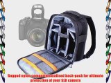 DURAGADGET Practical Black And Grey Backpack For Canon EOS 550D EOS 6000 Water Resistant