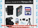 16GB Accessories Bundle kit For Olympus XZ-1 SZ-10 SZ-20 SZ-30MR SP-800 SP-810UZ SZ-11 Camera