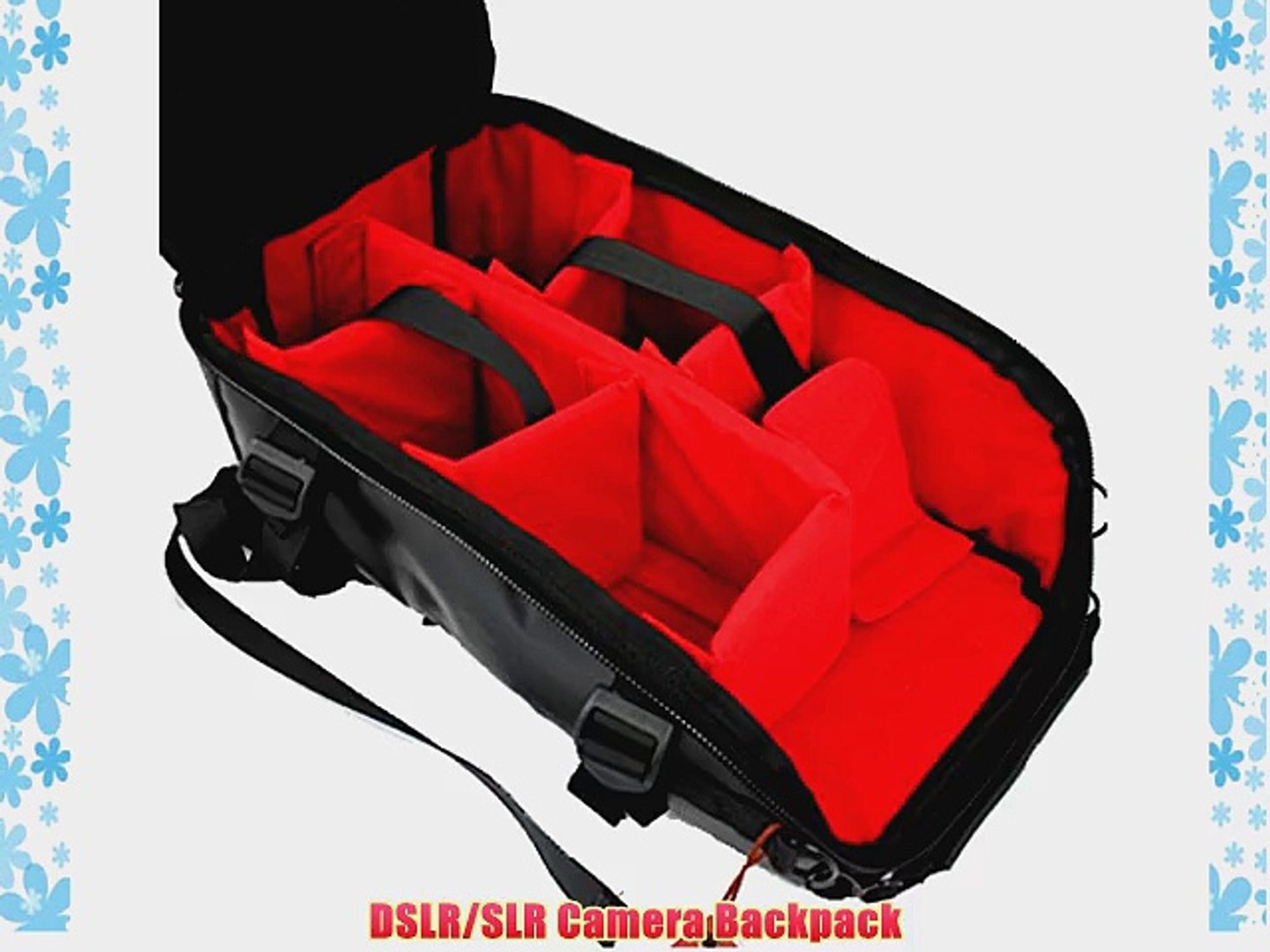 ⁣Waterproof SLR/DSLR Camera Travel Backpack (Black Small)