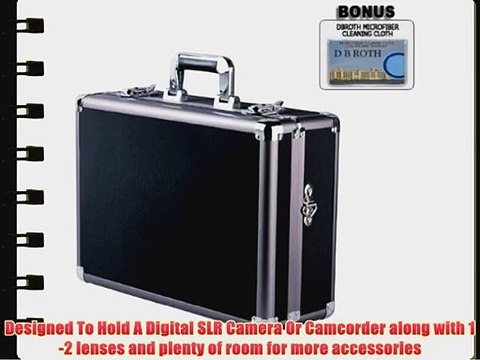Pro Aluminum Hard Case For The Canon 5D MARK 2 Digital SLR Cameras