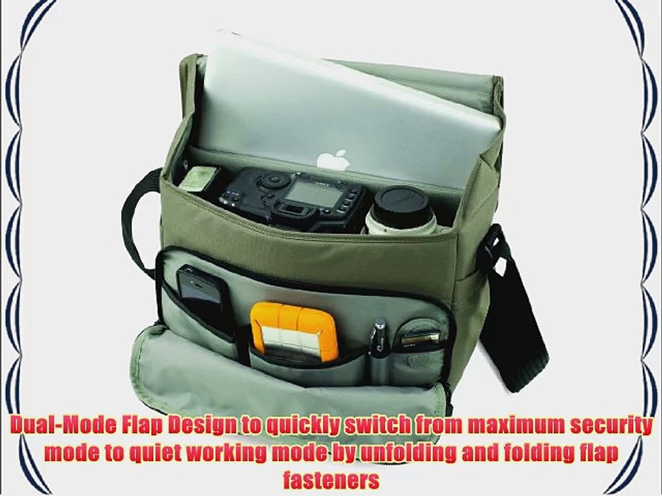Lowepro LP36416 Event Messenger 250 Large Shoulder Camera Bag with 13-Inch Laptop Compartment