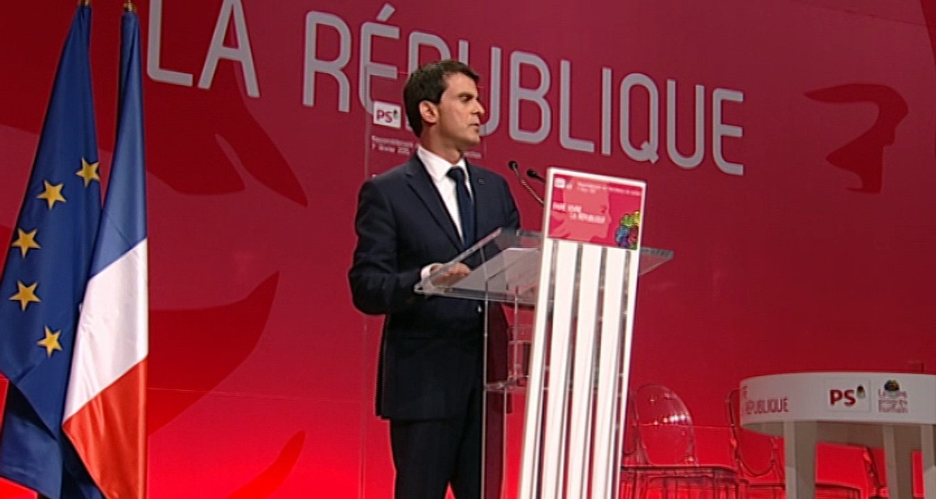 Discours de Manuel Valls au rassemblement des secrétaires de section