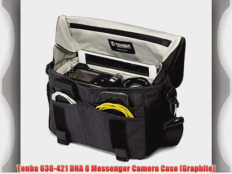 Tenba 638-421 DNA 8 Messenger Camera Case (Graphite)