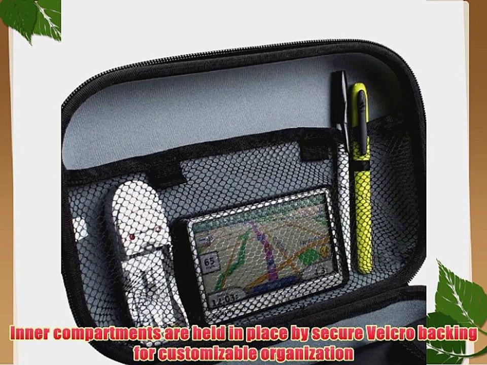 USA Gear Premium Hard Shell Digital Camera Travel Case for Canon  Sony  Nikon  Panasonic  Olympus