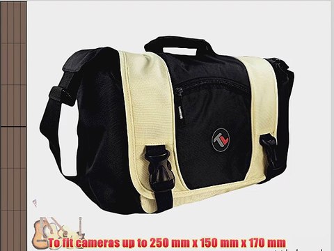 Tuff-Luv Shoulder case Bag for digital SLR camera in size: XL / color: Beige / compatible with