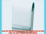 Sony LCS-THM/W Genuine Leather Soft Carrying Case for Sony T300 T70 and T2 Digital Cameras