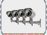 SVAT VU500-4C Complete Surveillance System Long-Range Night-Vision High-Resolution Indoor/Outdoor