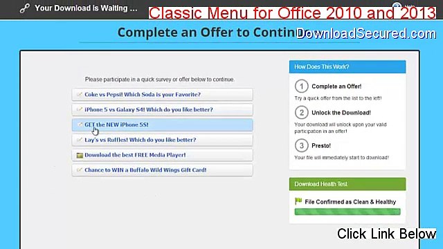 Classic Menu for Office 2010 and 2013 Full - Risk Free Download