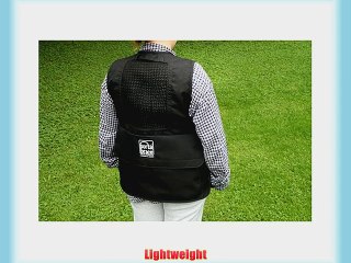 Portabrace VV-LBL Video Vest 42-Inch-46-Inch - Large (Black)