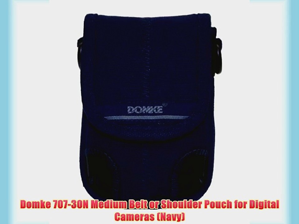 Domke 707-30N Medium Belt or Shoulder Pouch for Digital Cameras (Navy)