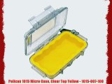 Pelican 1015 Micro Case Clear Top Yellow - 1015-007-100