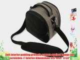 Stylish Elegant Laurel Steel Grey Handbag Camera Bag with Adjustable Shoulder Strap for Nikon