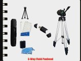 Professional Tripod Kit Includes 50 Full Tripod W/ Carrying Case   USB Card Reader  LCD Screen