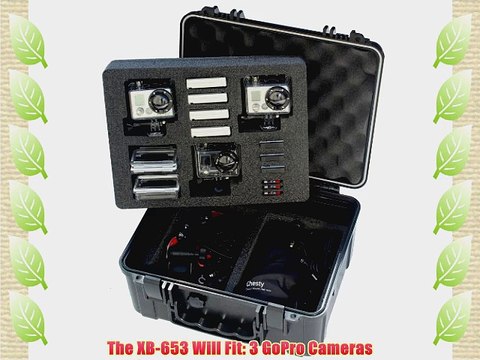 Go Professional XB-653 Pro Watertight Rugged Case for HD GoPro Cameras Fits - Hero Hero 2 Hero