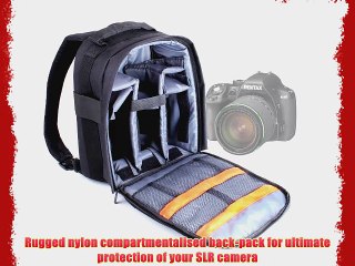 Nylon Portable Water Resistant Rucksack For Pentax K-r K-7 K-01