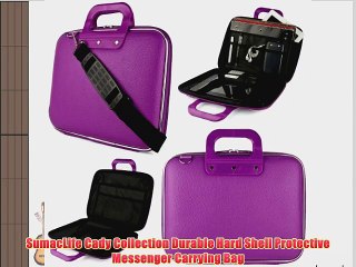 Purple SumacLife Cady Hard Shell Messenger Bag for Apple iPad