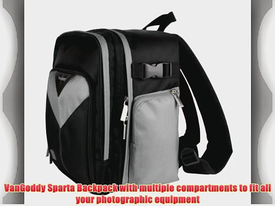 Canon PowerShot SX170 IS Gray Sparta Collection SLR Camera Backpack