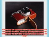 Bandc Handmade Genuine Real Leather Half Camera Case Bag Cover for Fujifilm X100s X100