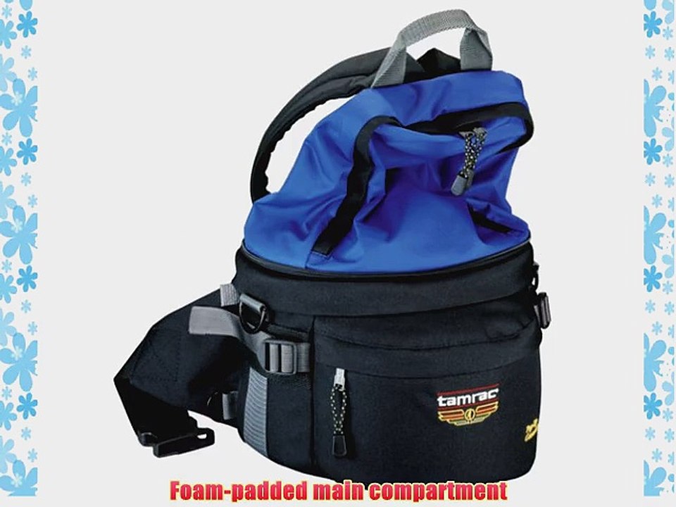 Tamrac 5735 Pop-Top Convertible Hip Pack (Black/Blue)