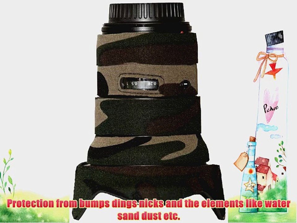 LensCoat LC16352FG Canon 16-35 II 2.8 Lens Cover (Forest Green Camo)