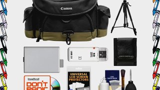 Canon 10EG Digital SLR Gadget Bag   Tripod   LP-E5 Battery   Accessory Kit for EOS Rebel XS