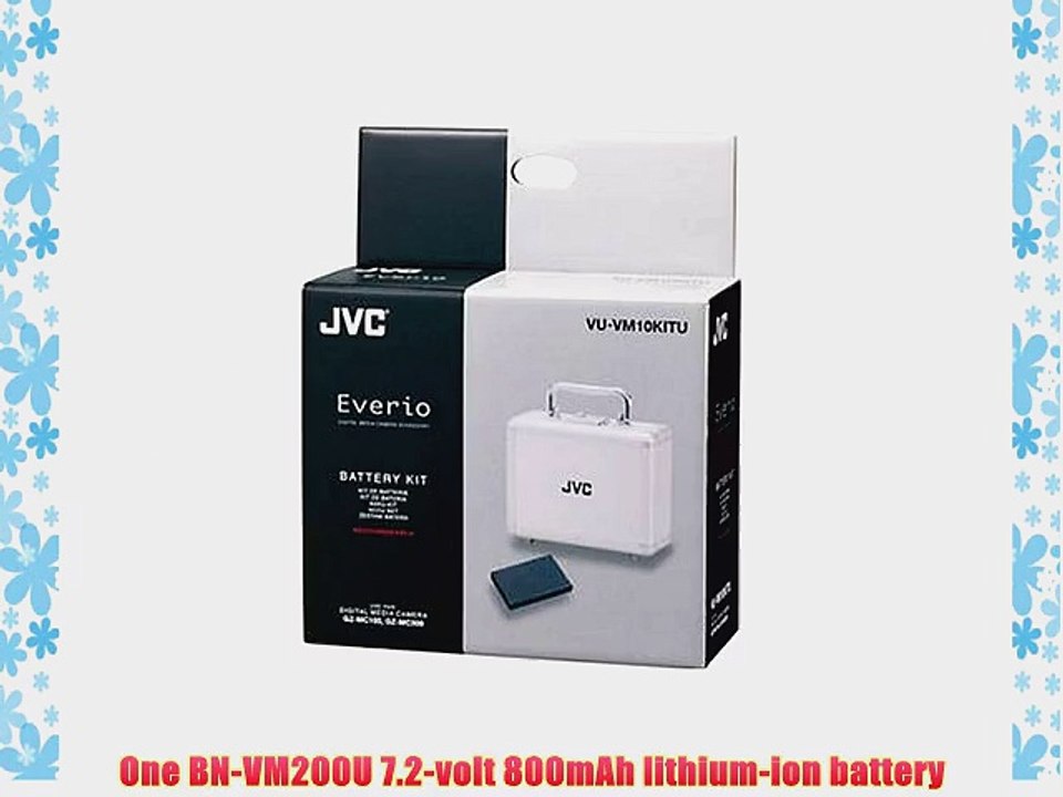 JVC VUVM10KIT Accessory Kit with Battery and Carrying Case for JVC Digital Media Cameras