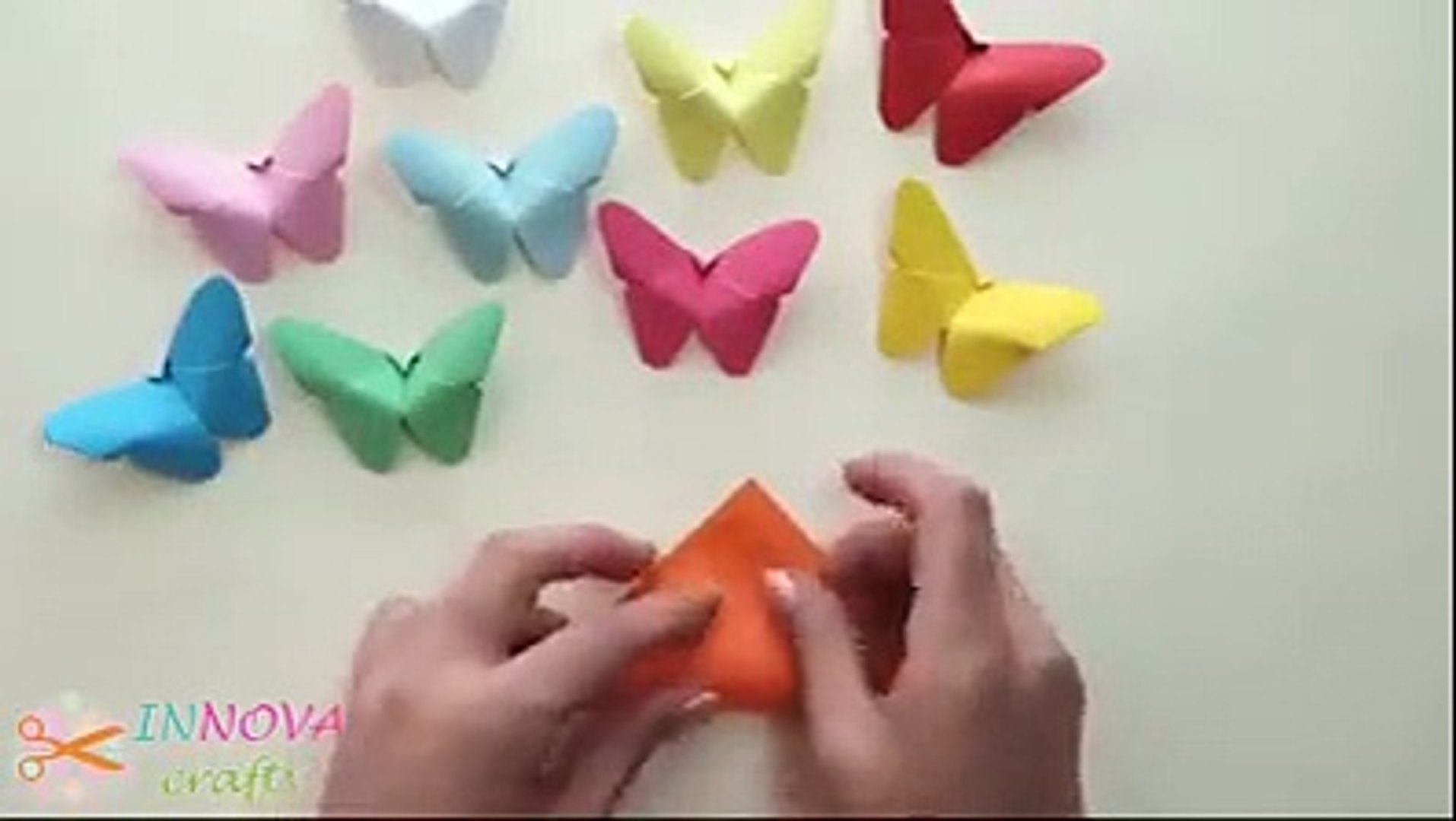 Origami kelebek yapımı - Dailymotion Video