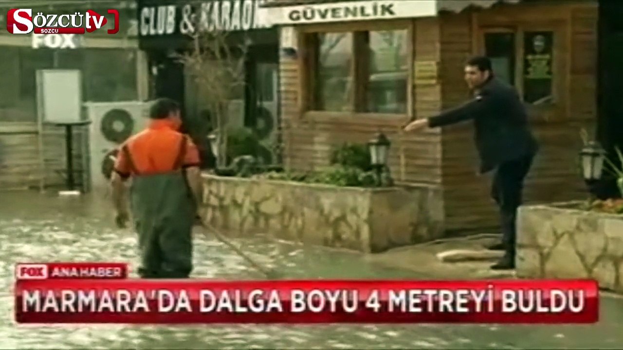 Muhabirin dalgalarla imtihanı