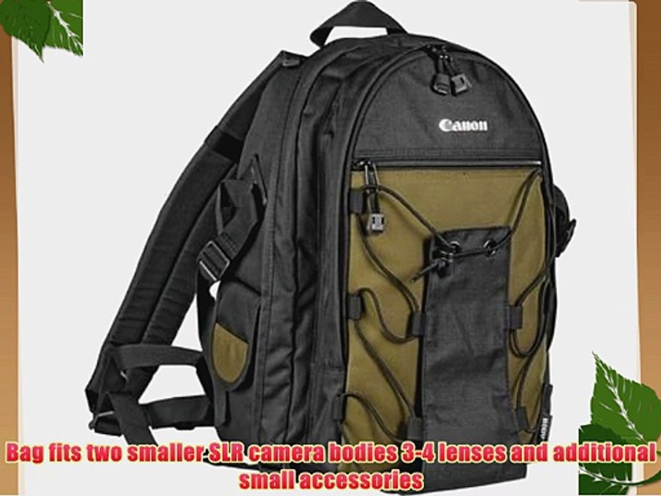 Canon Deluxe Photo Backpack 200EG for Canon EOS SLR Cameras