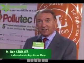 Ron Strikker: Ambassadeur Pays Bas au Maroc - Expérience hollandaise dans déchets eau - 23/10/13