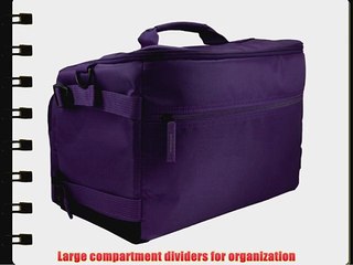 Filemate 3FMCG230PU3-R ECO?Professional SLR Camera?Bag with Two Front Pockets (Purple)