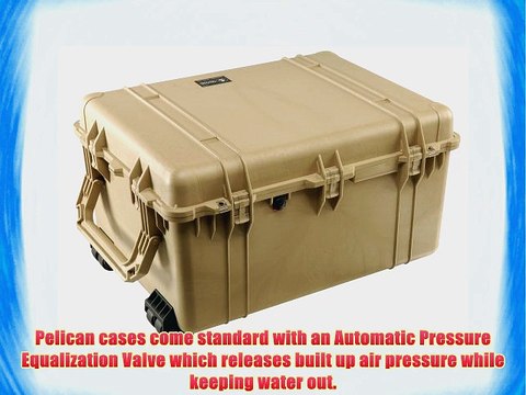 Pelican 1630 Case with Foam (Desert Tan)