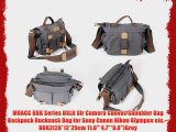 MOACC BBK Series DSLR Slr Camera Canvas Shoulder Bag Backpack Rucksack Bag for Sony Canon Nikon