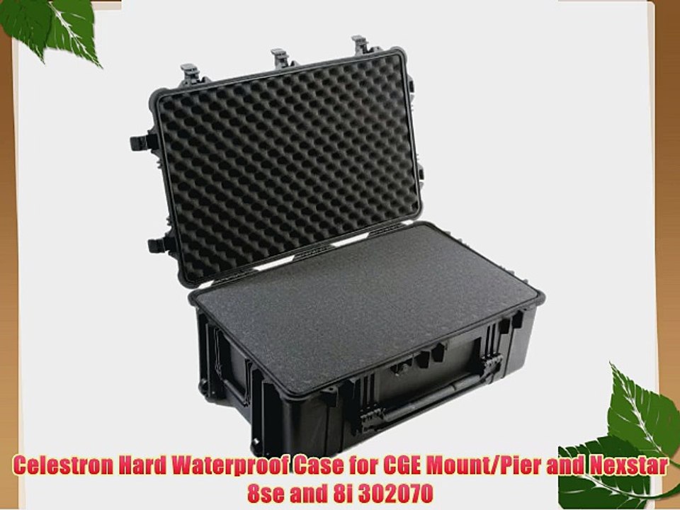 Celestron Hard Waterproof Case for CGE Mount/Pier and Nexstar 8se and 8i 302070