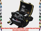 Nikon Starter Digital SLR Camera Case - Gadget Bag and Cameta Microfiber Cleaning Cloth