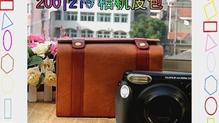 Instax Camera 210 Leather Bag Brown Camera Bag For Fujifilm Instax 210